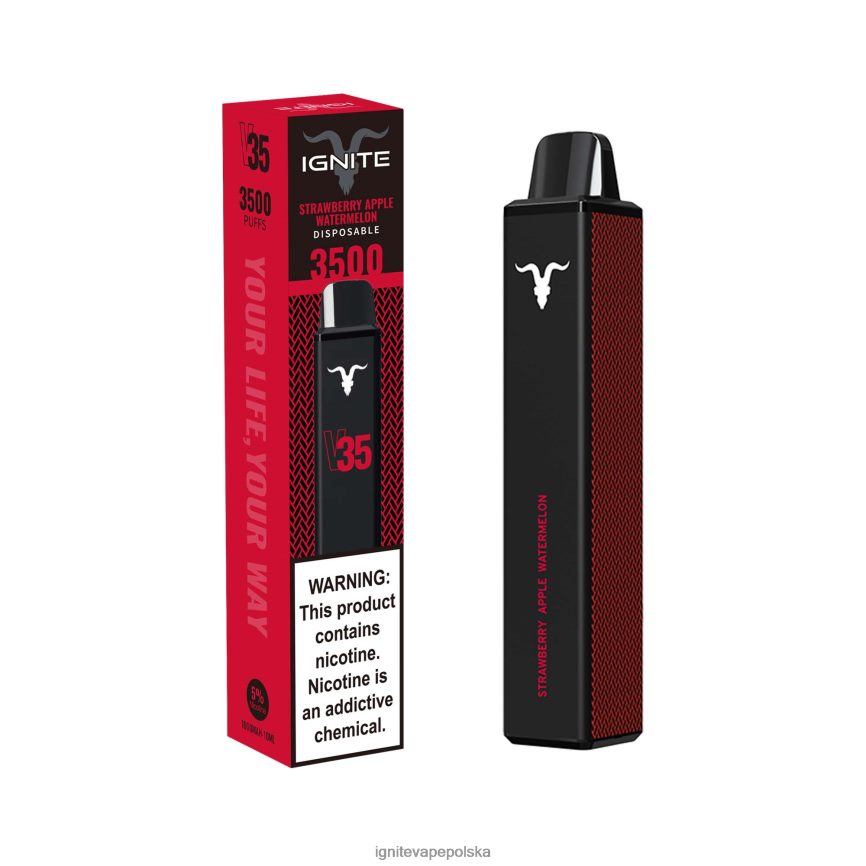 Ignite Vape Polska | IGNITE V35 długopis do waporyzacji niebieski lód malinowy 0648NZ131